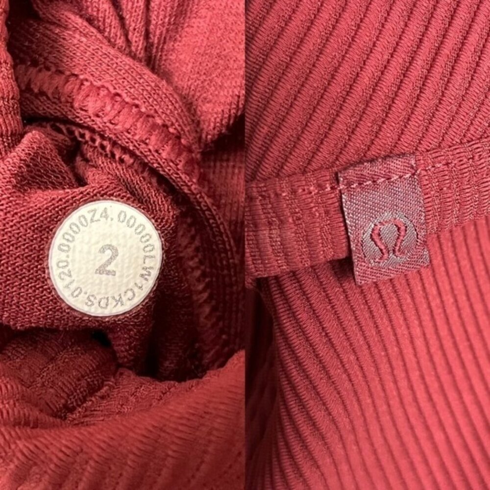 Lululemon Brunch and Back Dress in Chianti Women Size 2 - Picture 7 of 7